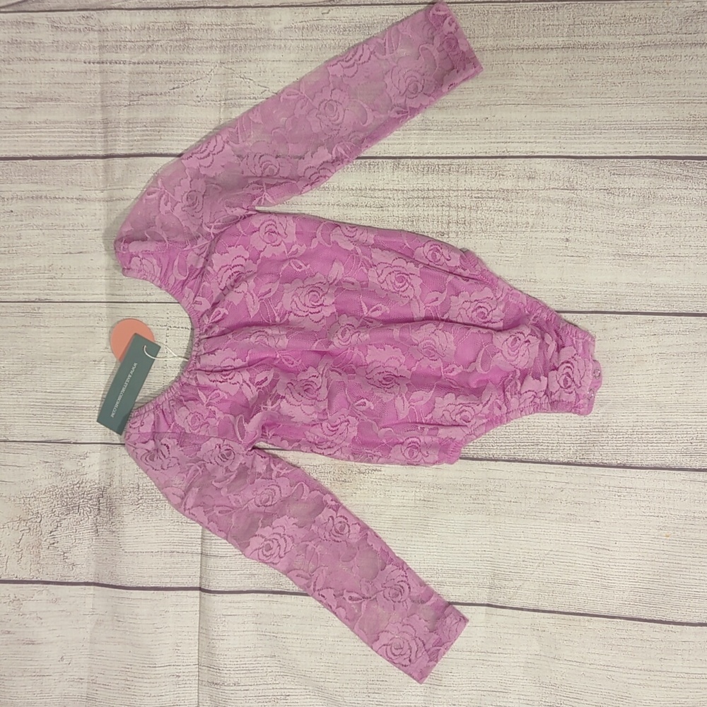 Bailey's Blossoms infant girllace bodysuit